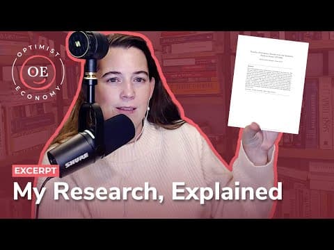 What My Research About Incomes Says About the Middle Class | Optimist Economy - Optimist Economy YouTube Video
